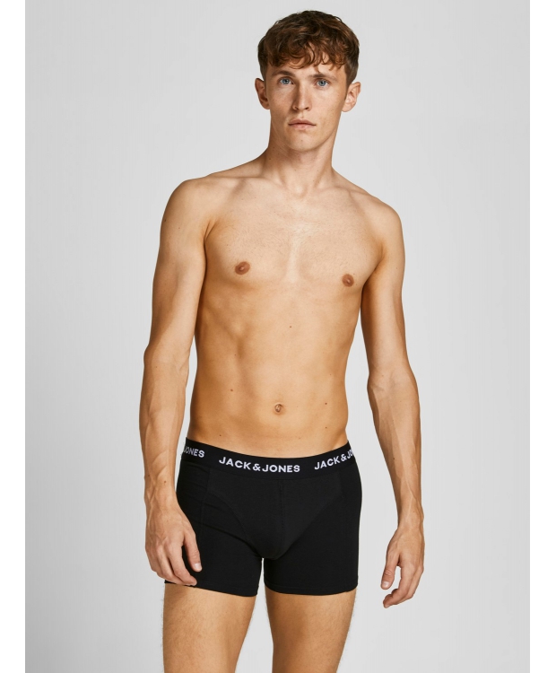 Jack & Jones boxershorts 5-pak sort til herre billede 3