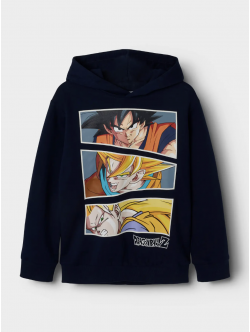 Name It Dragon Ball Z-hoodie i navy til drenge