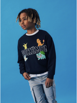 Name It Pokémon-hoodie i Dark Sapphire til drenge