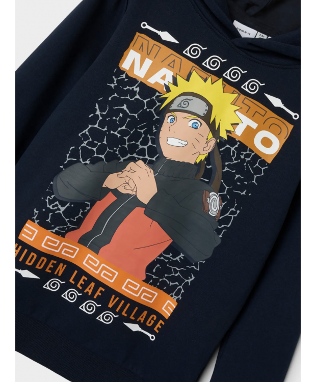 Name It Naruto-hoodie i navy til drenge billede 3