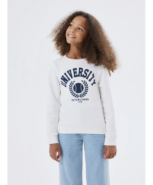 Name It sweatshirt i hvid til børn billede 2