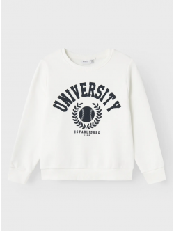 Name It sweatshirt i hvid til børn