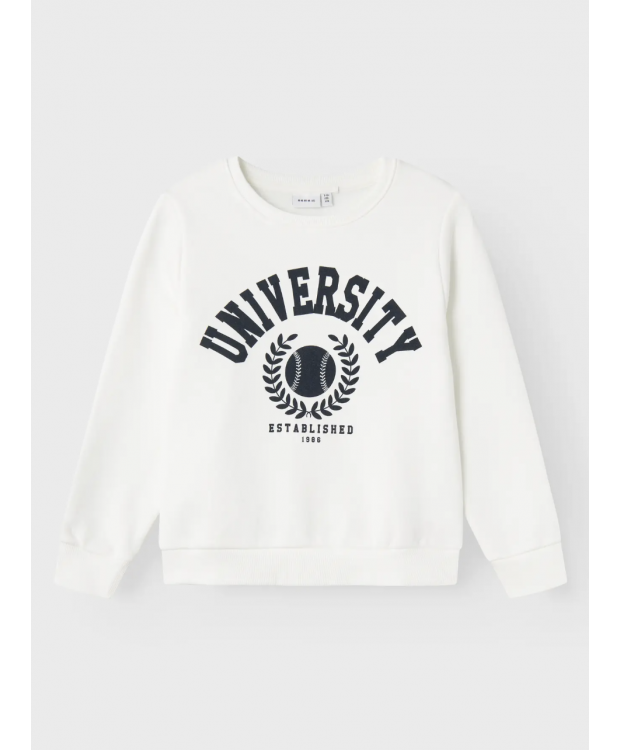 Name It sweatshirt i hvid til børn billede 1