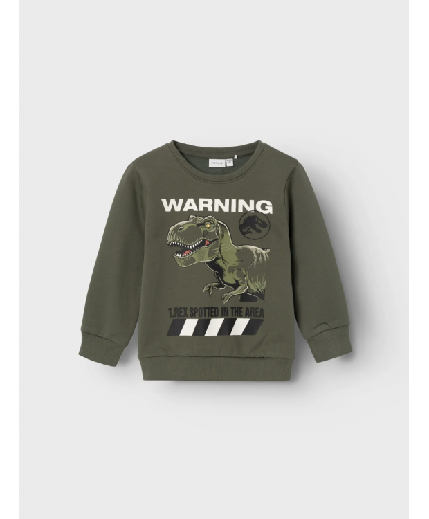 Name It Jurassic World-sweatshirt i grøn til drenge billede 1