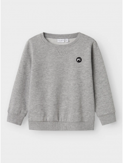 Name It sweatshirt i lysegrå til drenge