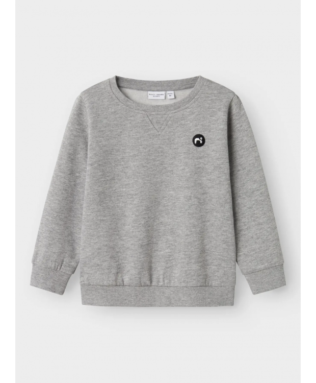 Name It sweatshirt i lysegrå til drenge billede 1