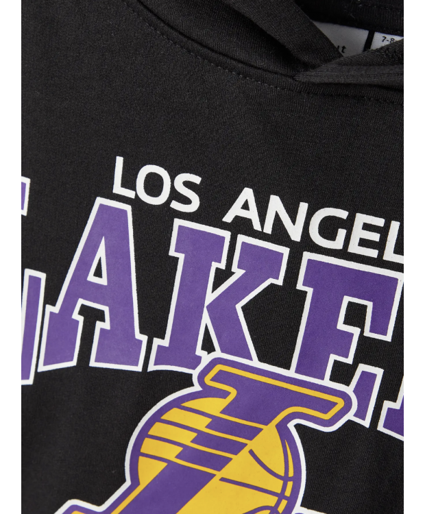 Name It Lakers-hoodie i sort til drenge billede 3