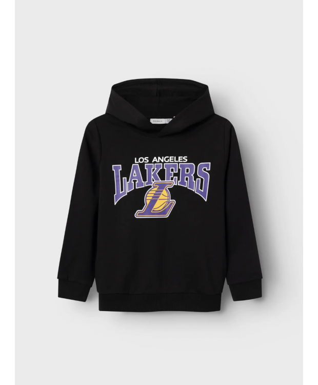Name It Lakers-hoodie i sort til drenge billede 1