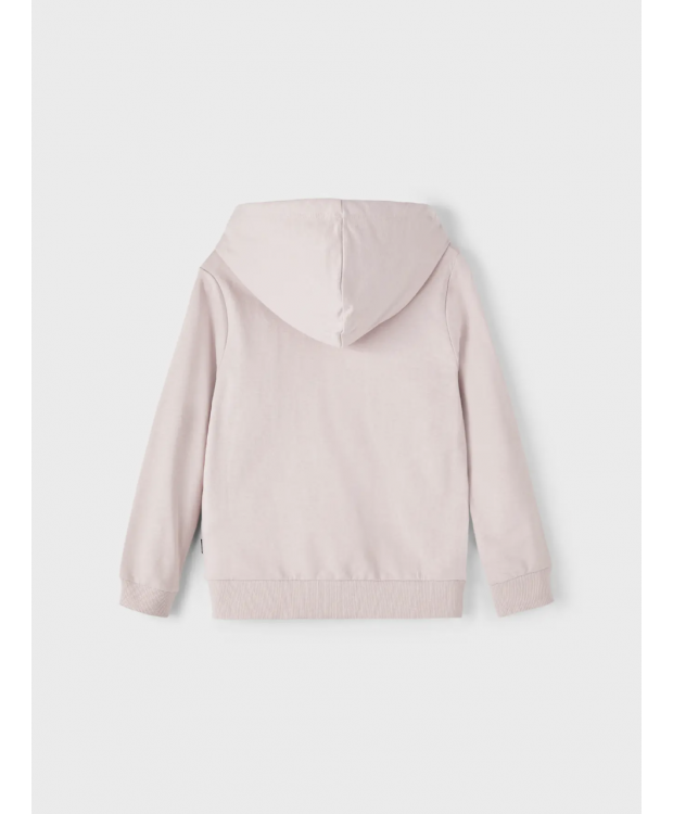 Name It sweatcardigan med hætte i lyserød til piger billede 3