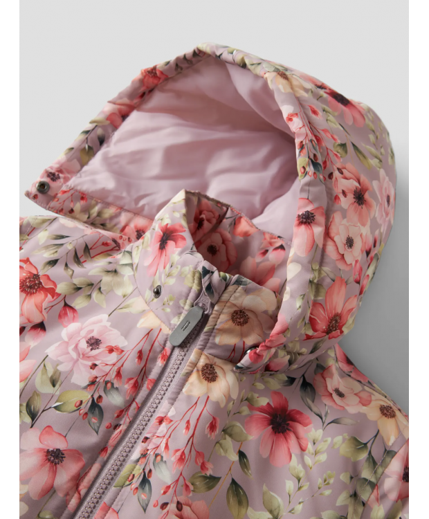 Name It blomsterjakke i lyserød til piger billede 5