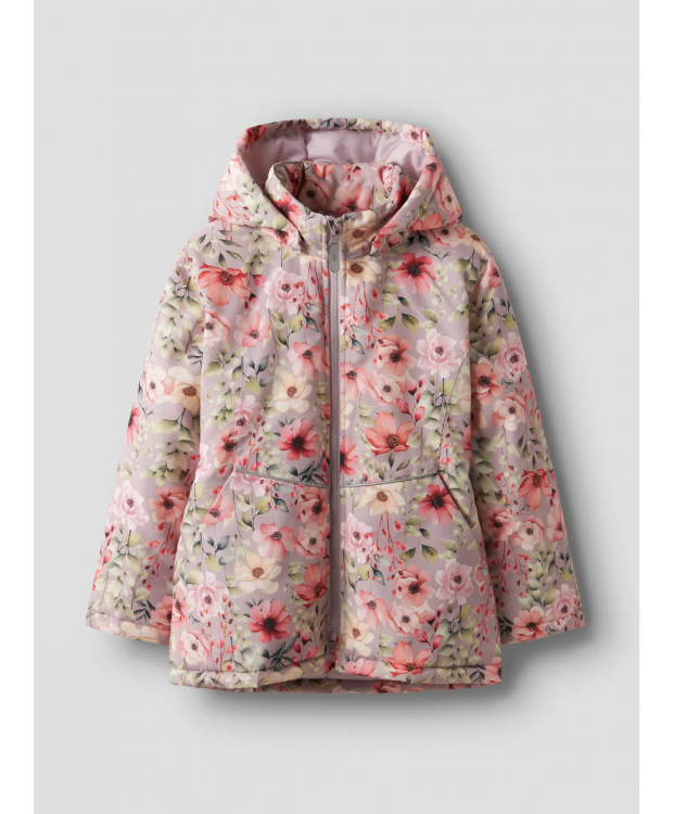 Name It blomsterjakke i lyserød til piger billede 1