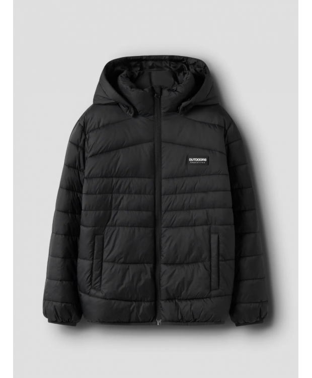 Name It pufferjakke i sort til drenge billede 5