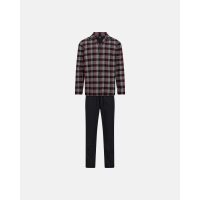 JBS flannel-pyjamas med store røde tern til herre