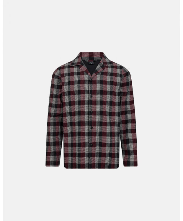 JBS flannel-pyjamas med store røde tern til herre billede 3