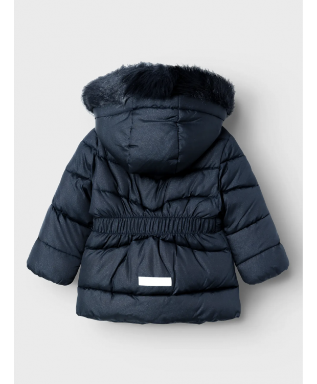 Name It dynejakke med glimmer i Dark Sapphire til piger billede 5