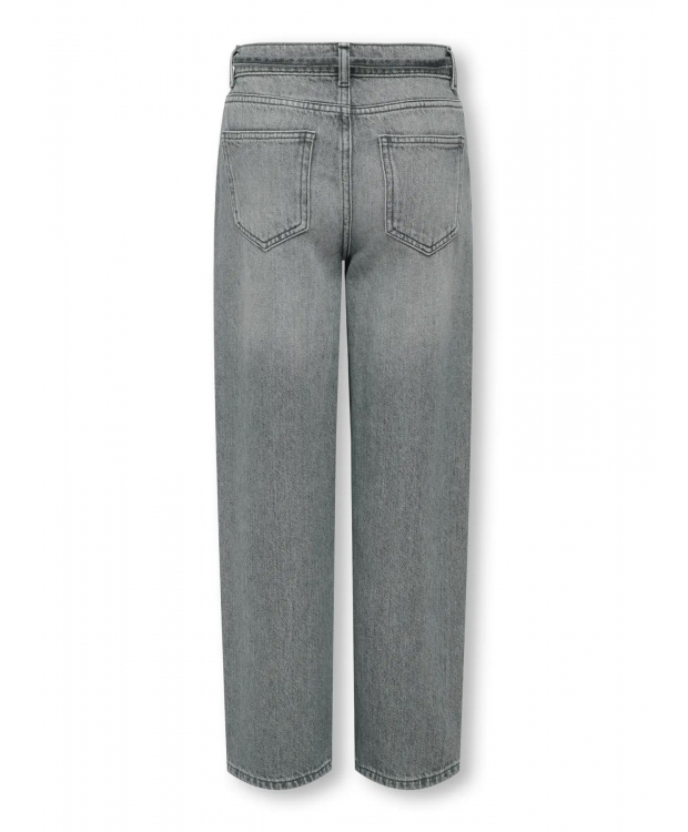 KIDS ONLY straight fit-jeans i grå denim til piger billede 2