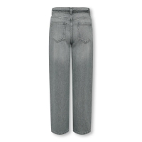 KIDS ONLY straight fit-jeans i grå denim til piger