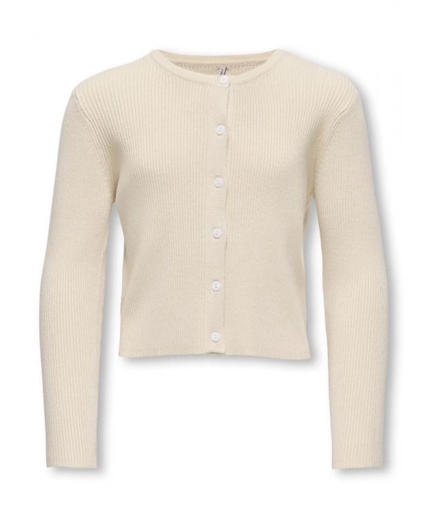 KIDS ONLY strikket cardigan i lys beige til piger billede 1
