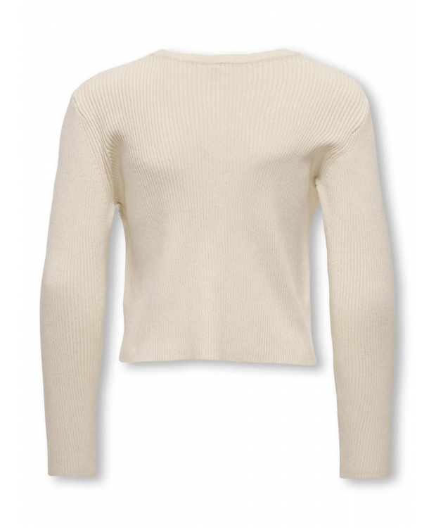 KIDS ONLY strikket cardigan i lys beige til piger billede 2