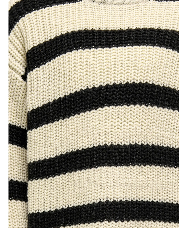 KIDS ONLY Strikpullover med striber til piger billede 3