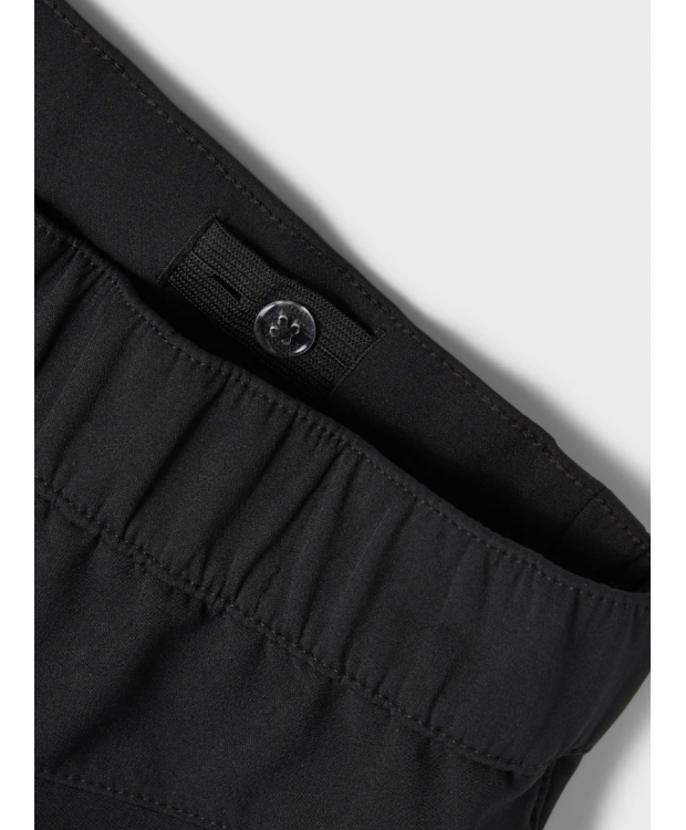 Name It slim fit-softshellbukser i sort til piger billede 5
