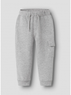 Name It cargo-sweatpants i lysegrå til drenge