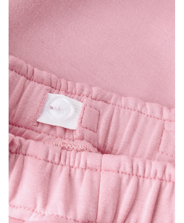 Name It wide leg-sweatpants i lyserød til piger billede 4