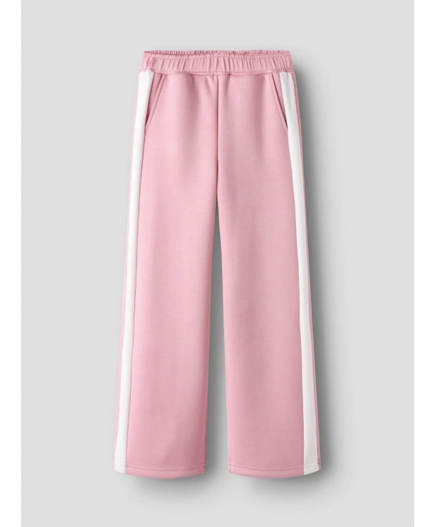 Name It wide leg-sweatpants i lyserød til piger billede 1