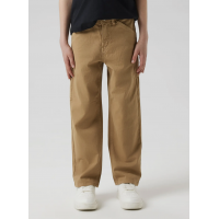 Name It straight leg-twillbukser i orange til drenge