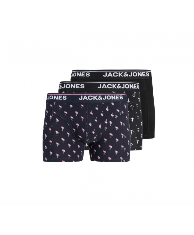 JACK & JONES Barry 3-pak underbukser i sort til herre billede 1