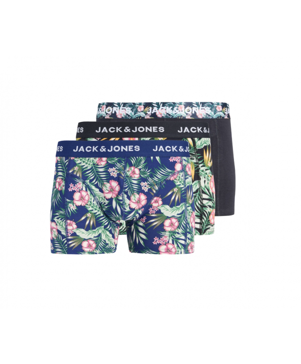 JACK & JONES Sean Flower 3-pak underbukser i flere farver til herre billede 1