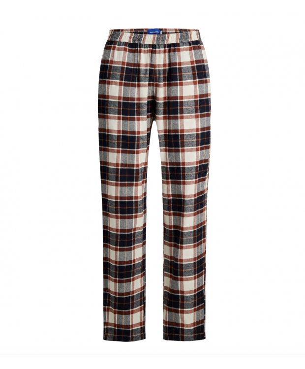 JACK & JONES Rimon vævede pyjamasbukser i rød til herre billede 1