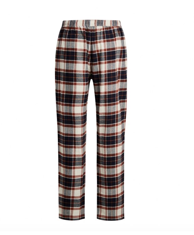JACK & JONES Rimon vævede pyjamasbukser i rød til herre billede 3