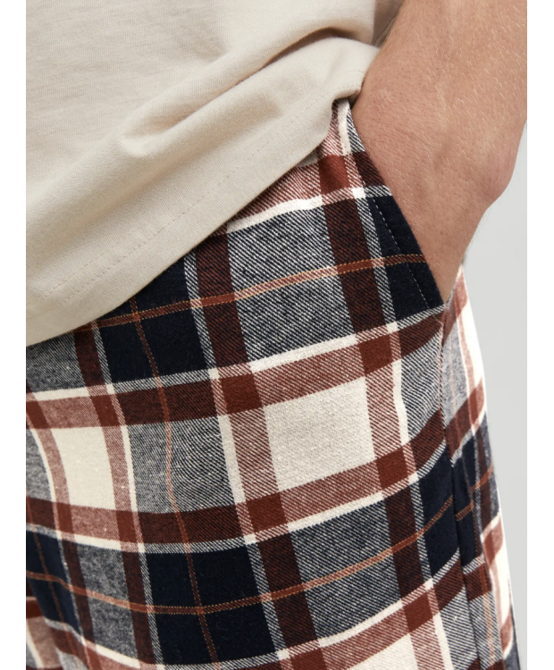 JACK & JONES Rimon vævede pyjamasbukser i rød til herre billede 7