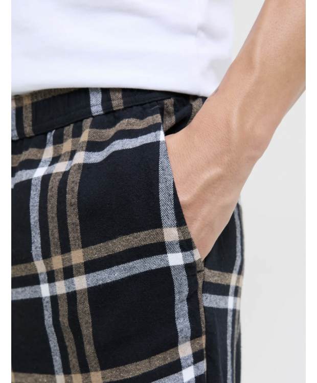 JACK & JONES Rimon vævede pyjamasbukser i mørkeblå til herre billede 3