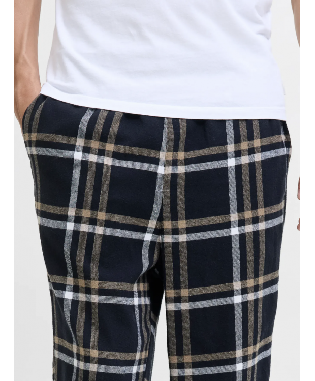 JACK & JONES Rimon vævede pyjamasbukser i mørkeblå til herre billede 5