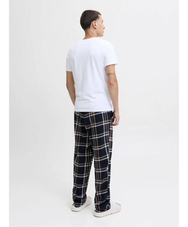 JACK & JONES Rimon vævede pyjamasbukser i mørkeblå til herre billede 6