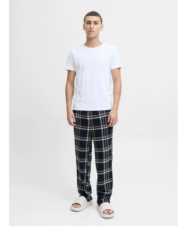 JACK & JONES Rimon vævede pyjamasbukser i mørkeblå til herre billede 7