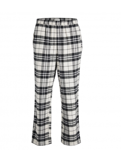 JACK & JONES Rimon vævede pyjamasbukser i hvid til herre