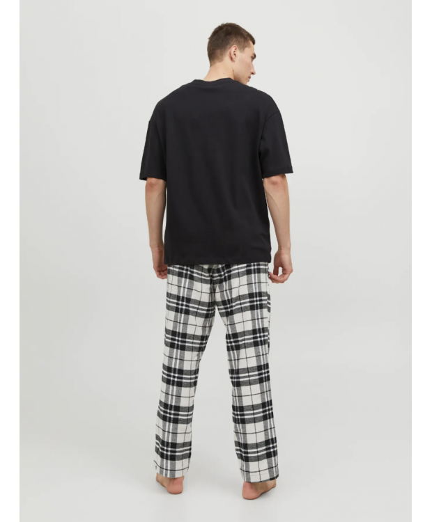 JACK & JONES Rimon vævede pyjamasbukser i hvid til herre billede 5