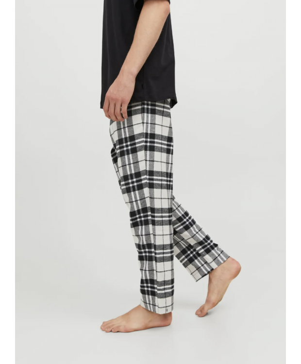 JACK & JONES Rimon vævede pyjamasbukser i hvid til herre billede 6