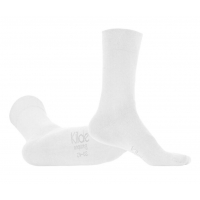 Kilde Comfort & Diabetes bambus-ankelstrømper i hvid – unisex