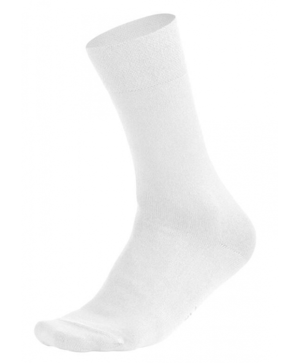 Kilde Comfort & Diabetes bambus-ankelstrømper i hvid – unisex billede 1