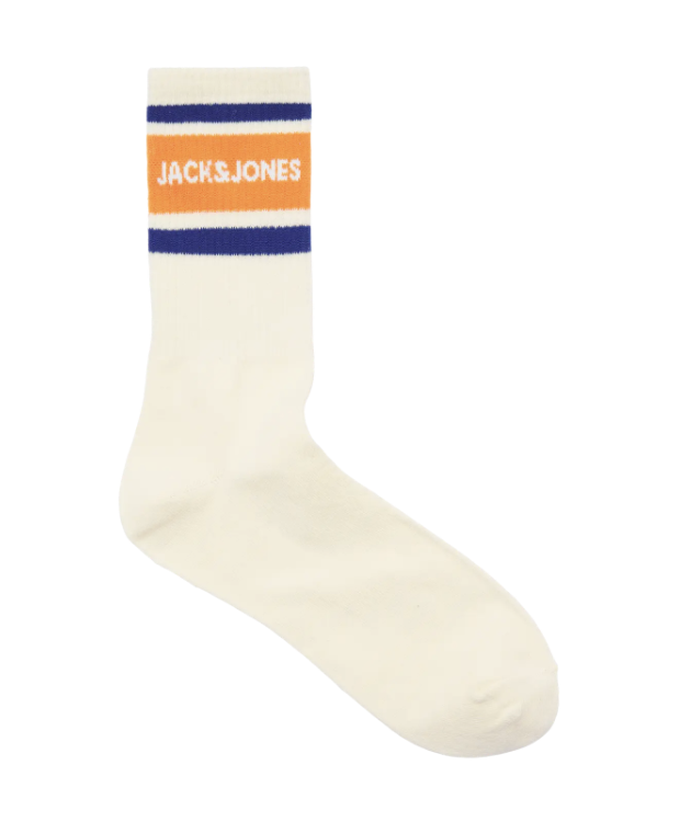 JACK & JONES Jacnice Tennis Socks 3 Pack – Buttercream billede 2