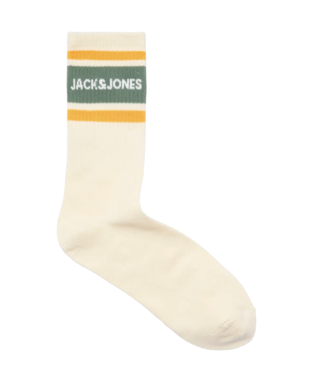 JACK & JONES Jacnice Tennis Socks 3 Pack – Buttercream billede 3