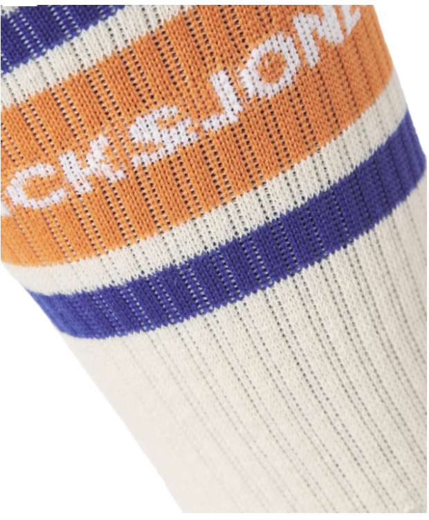 JACK & JONES Jacnice Tennis Socks 3 Pack – Buttercream billede 5