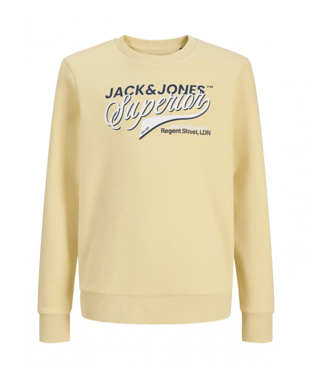 JACK & JONES MINI sweatshirt i gul til drenge billede 1