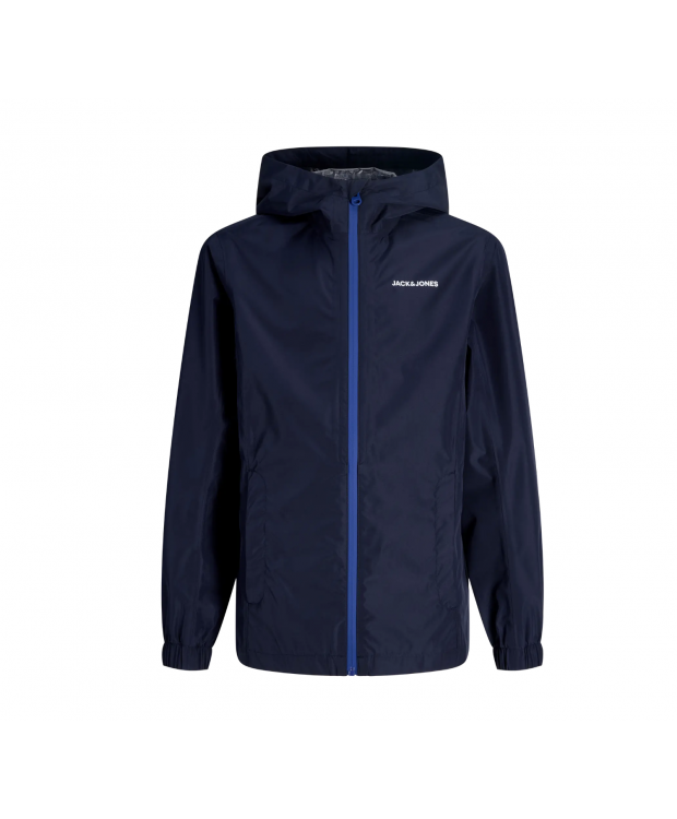 JACK & JONES MINI regnjakke i navy til drenge billede 1