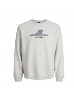 JACK & JONES MINI sweatshirt i hvid til drenge
