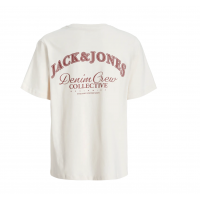 JACK & JONES MINI relaxed fit-T-shirt i hvid til drenge